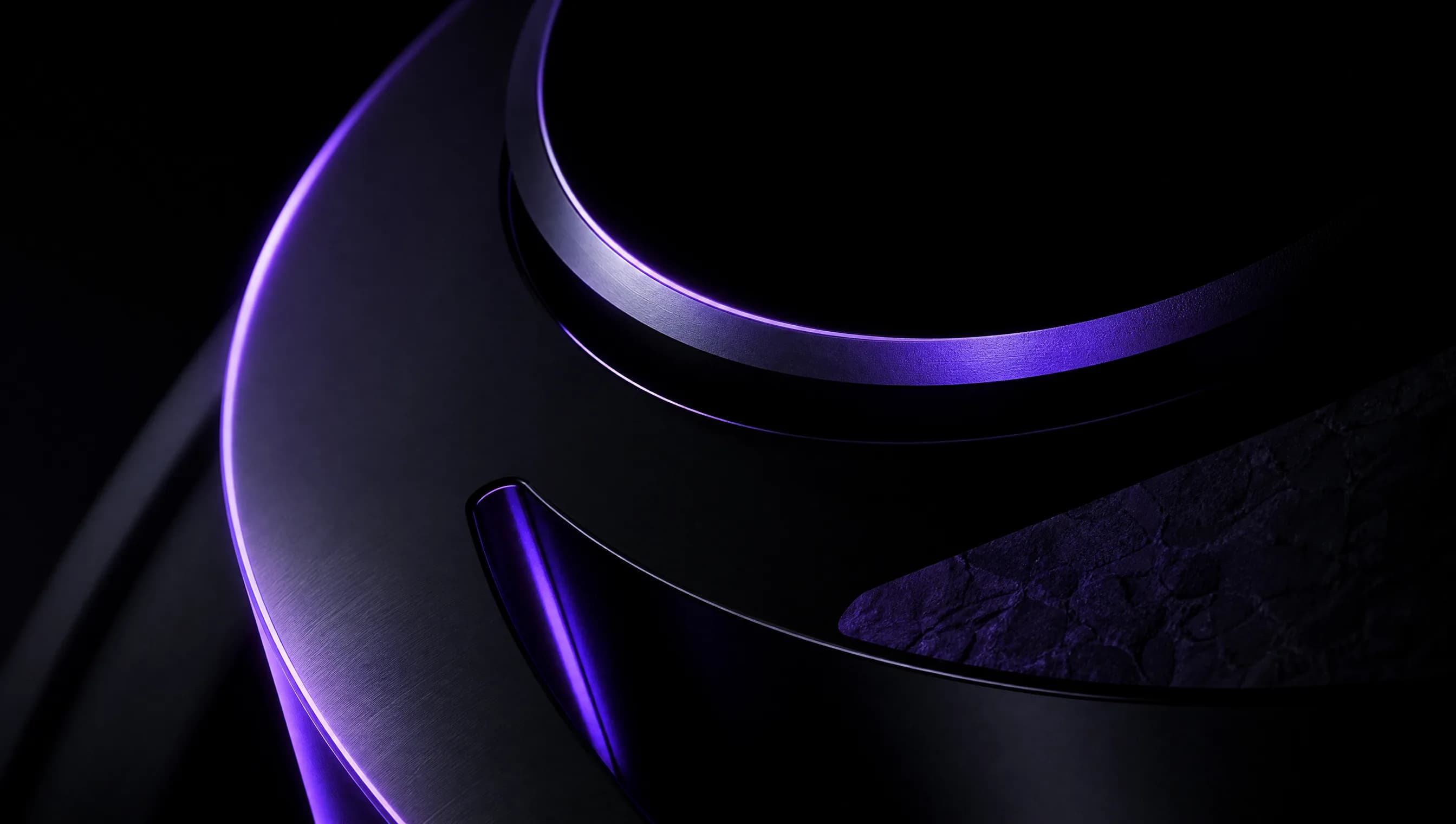 Dark structural surface representing Stratum's technology foundation.